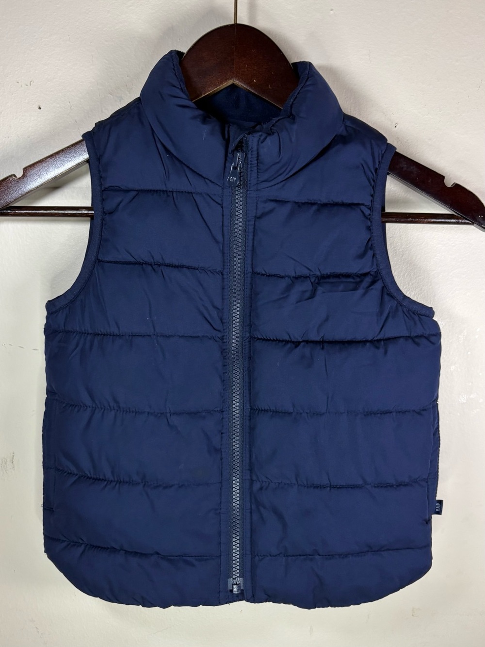 Baby Gap Navy Puffer Vest Size 4 Years Winter Snow Cold Weather